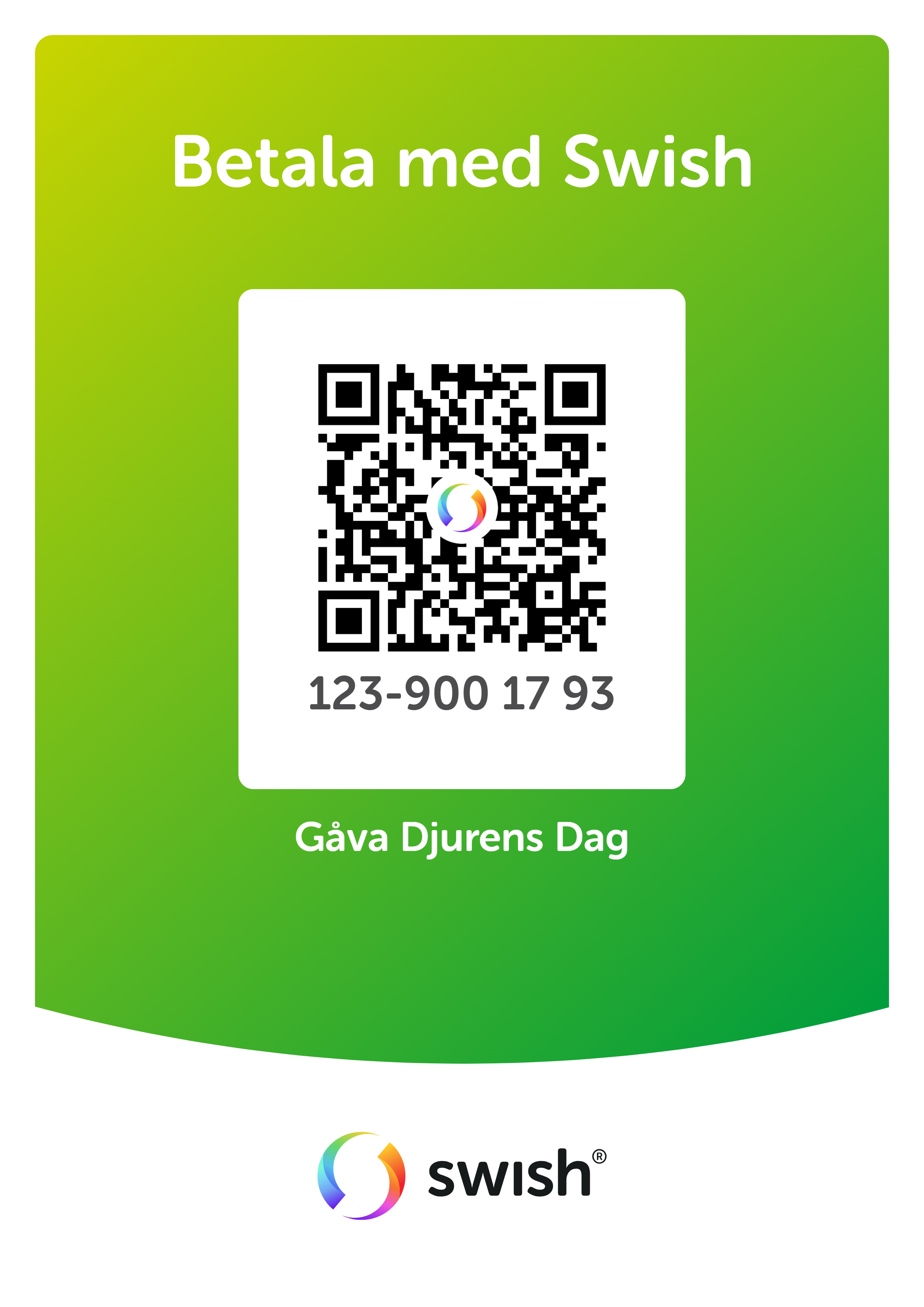 swish-QR-large Djurens dag